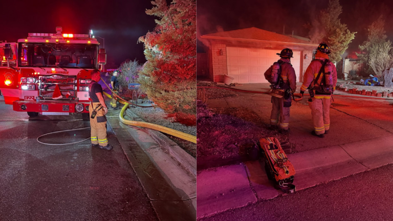 Bomberos Controlan Incendio Residencial en Albuquerque: Dos Heridos y Desalojo de Residentes
