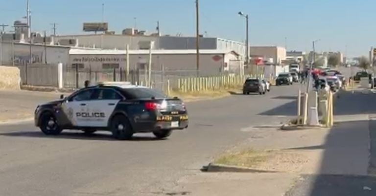 Fuerte actividad policial en El Paso ante reporte de sujeto armado