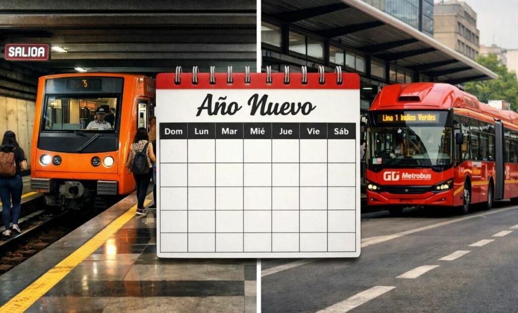 Horarios del Metro CDMX y Metrobús: ¿Cuándo Abren y Cierran el 31 de Diciembre y 1 de Enero?