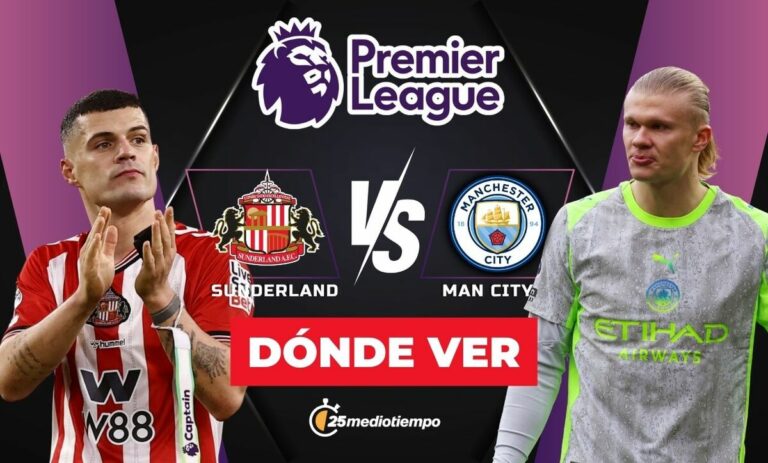 Sunderland vs Manchester City: Encuentra Aquí el Horario y Dónde Ver EN VIVO el Partido de Premier League