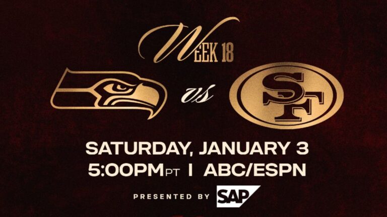 Seahawks vs 49ers: Cómo ver EN VIVO y horarios de la Semana 18 de la NFL 2025