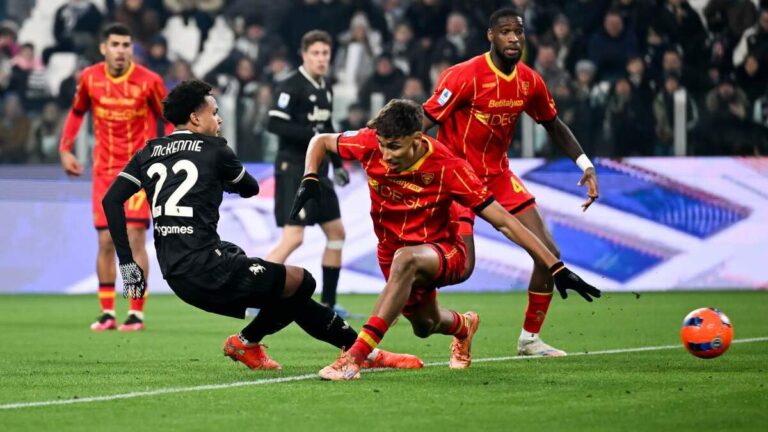 Juventus se aleja de la cima de la Serie A tras empatar con Lecce