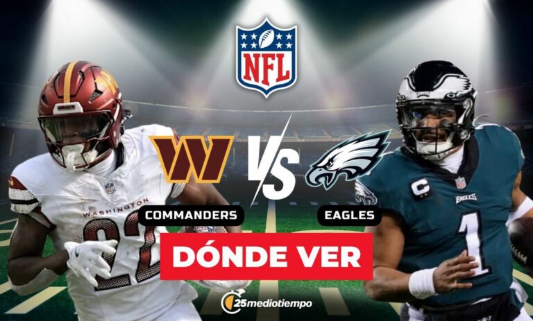 Partido NFL 2026: Commanders contra Eagles – ¡Descubre a qué hora y dónde verlo EN VIVO!
