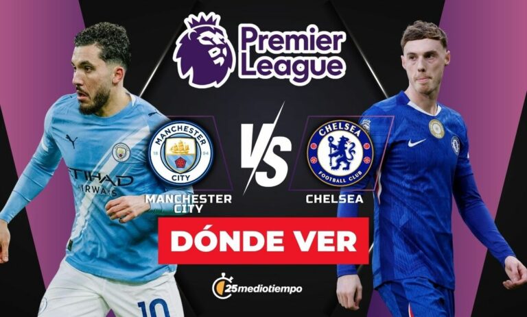 Sigue el Partido Manchester City vs Chelsea en Vivo: Premier League 2026