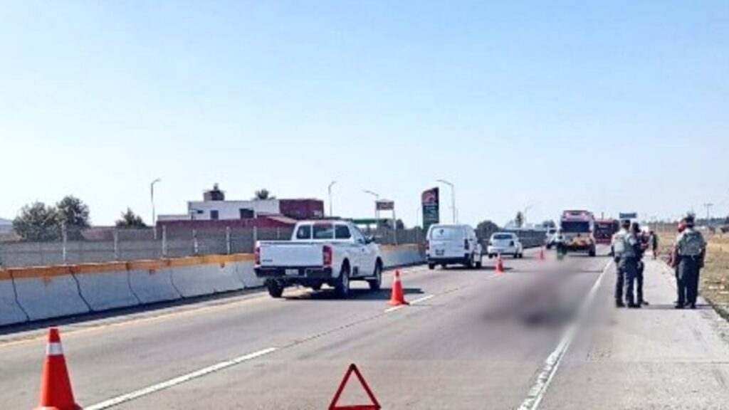 Accidente ciclista: Hombre arrollado en la Autopista Puebla-Orizaba