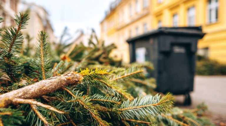 Últimos días para desechar su árbol navideño en Centro, CA sin costo