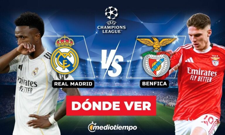 ¿A qué hora juega Real Madrid contra Benfica en la Champions League 2026? Todos los detalles del partido en vivo
