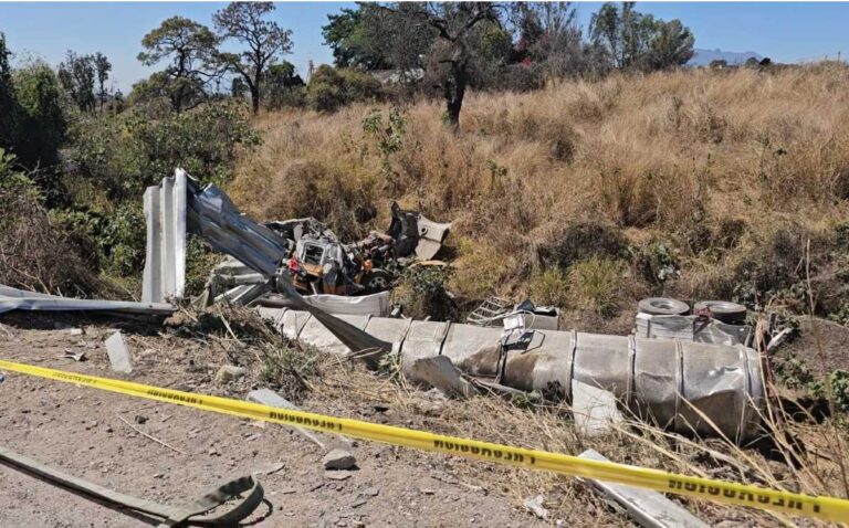 Tragedia en El Arenal: Fatal accidente de chofer de pipa en la curva Las Tortugas