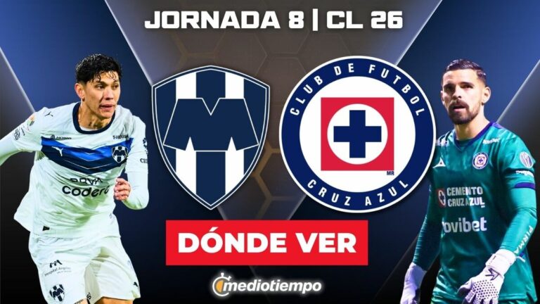 Monterrey vs Cruz Azul: Horario y Canal para Ver el Partido EN VIVO de la Jornada 8 de Liga MX 2026