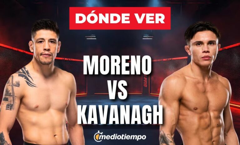 Brandon Moreno y Kavanagh: Horario y Dónde Ver la Pelea de UFC en México Hoy