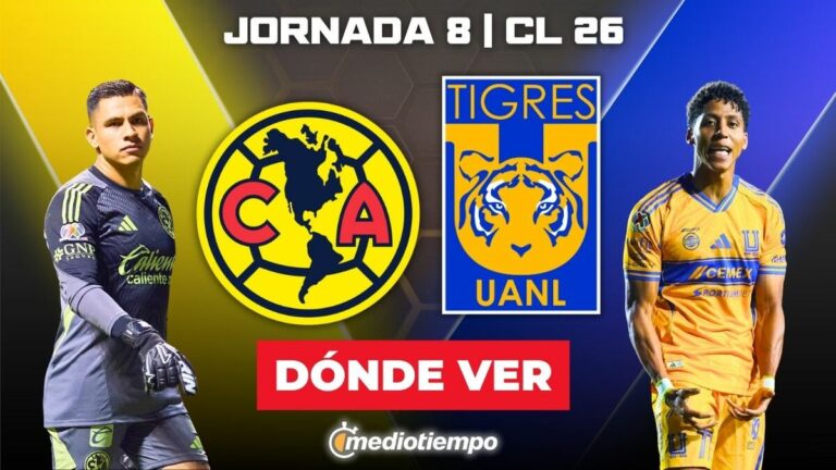 América vs Tigres: Horario y Canal EN VIVO del Partido de Liga MX 2026