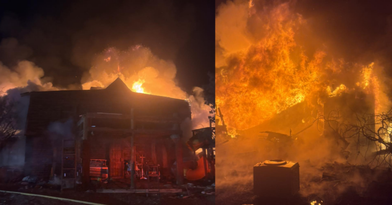 VCFD Controla Incendio Estructural en Meadowlake Road, Valencia
