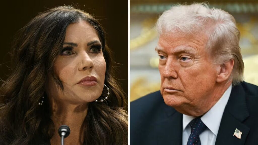 Donald Trump destituye a Kristi Noem como secretaria de Seguridad Nacional