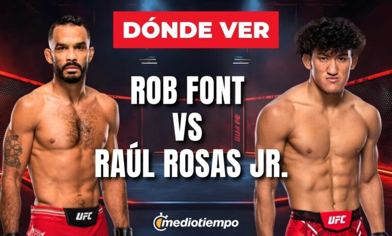 Raúl Rosas vs Rob Font: Horario y Dónde Ver la Pelea de la UFC Hoy