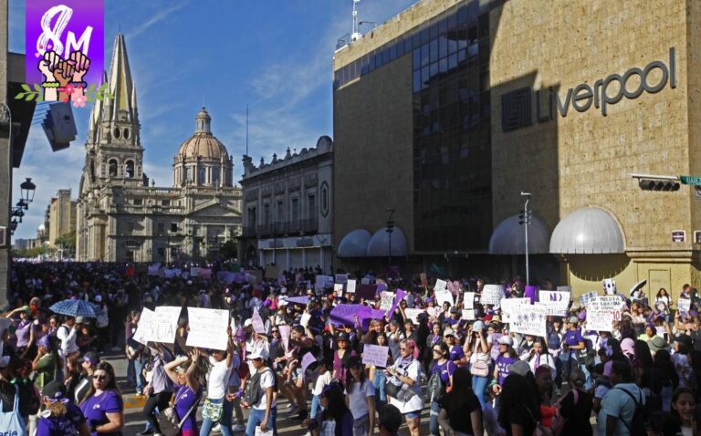 Descubre a qué hora INICIA la marcha del 8M en Guadalajara