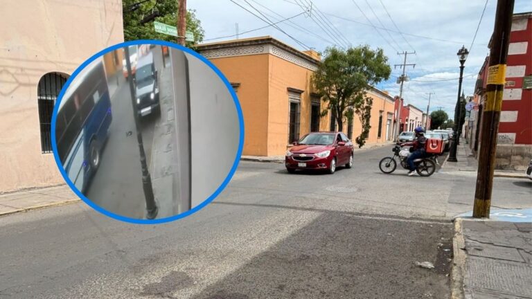 Trágico accidente: VIDEO muestra el atropello de una mujer en el Centro de Durango