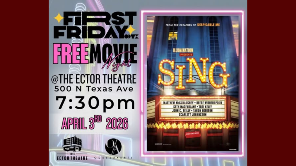 Cine Gratis en Odessa: Disfruta de ‘Sing’ en el Teatro Ector