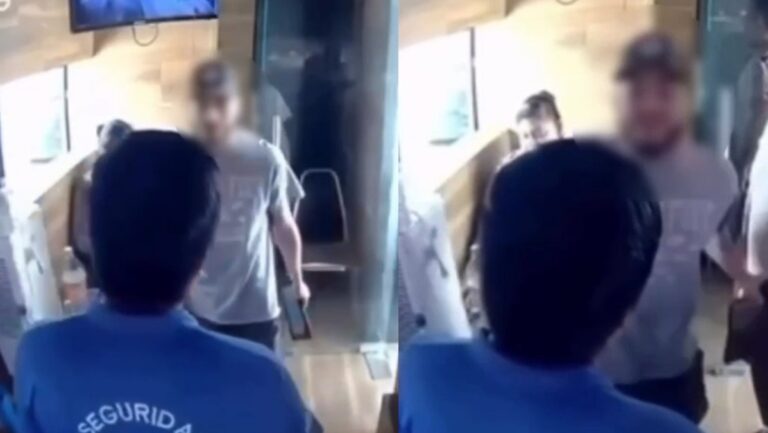 Agresión en Santa Catarina: Hombre Ataca a Guardia de Seguridad en Nuevo León | VIDEO Impactante