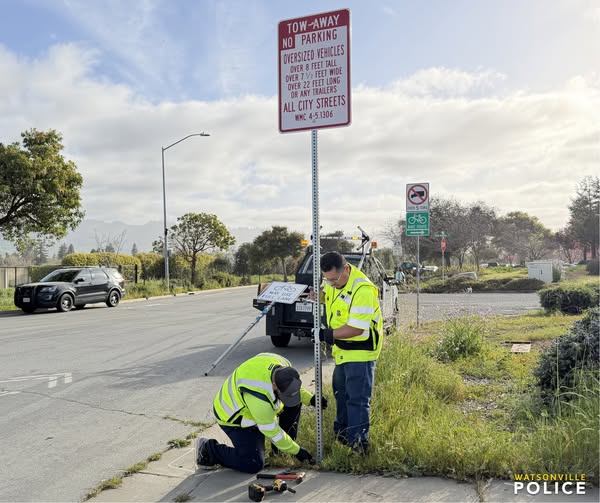 Watsonville implementa nueva ordenanza de estacionamiento para vehículos de gran tamaño