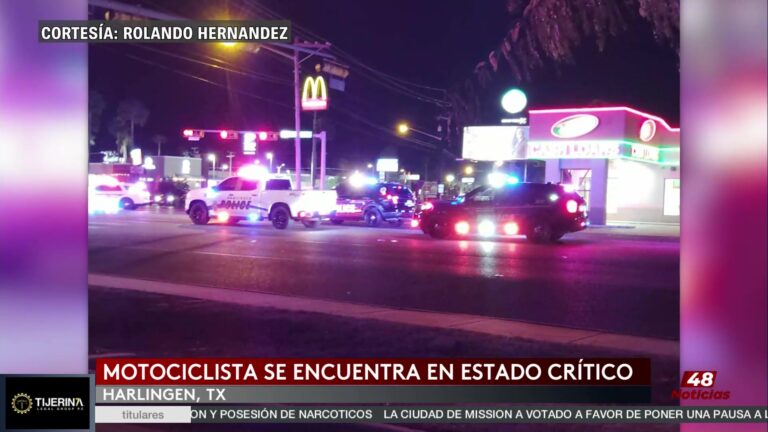 Grave Accidente de Motocicleta en Harlingen Resalta Urgencia de Seguridad Vial