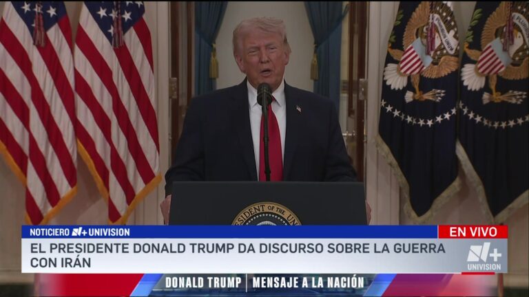 El Presidente Habla Sobre La Guerra Contra Irán