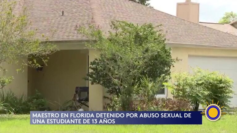 Maestro Acusado De Abuso Sexual En Florida