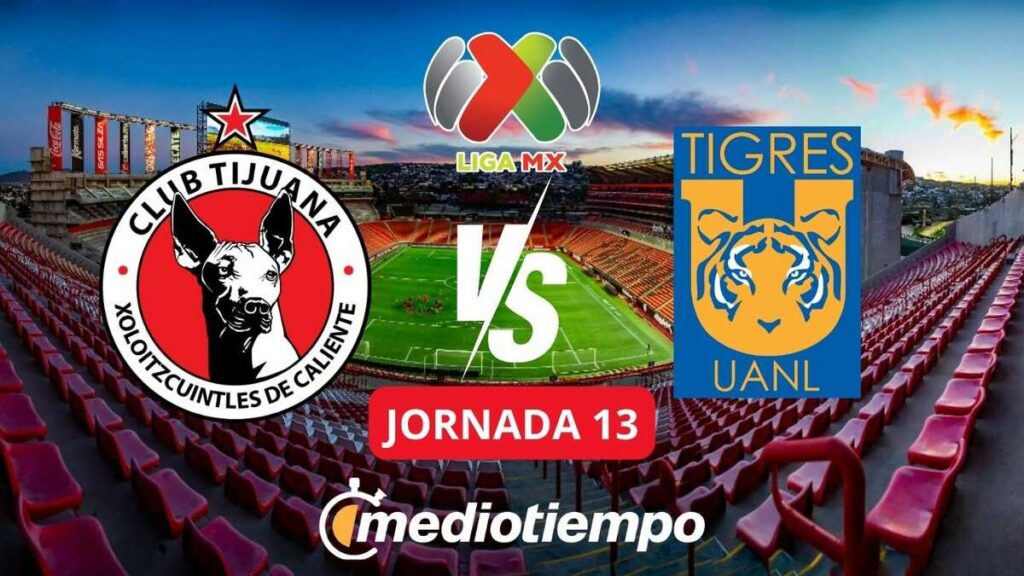 No te pierdas Xolos vs Tigres: Horario y transmisión EN VIVO de la Jornada 13 de la Liga MX