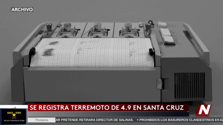 Temblor De 4.9 Sacude Santa Cruz