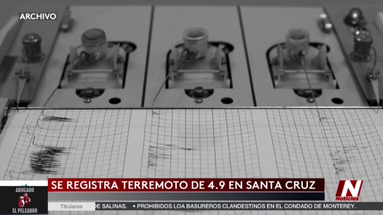 Sismo en Santa Cruz Alerta a la Costa Central de California