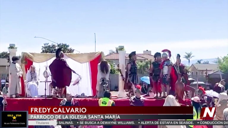Una Representación Única Del Vía Crucis En Santa María