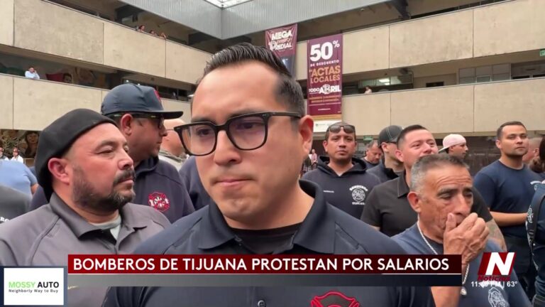 Bomberos de Tijuana Exigen Aumento Salarial y Mejores Condiciones Laborales