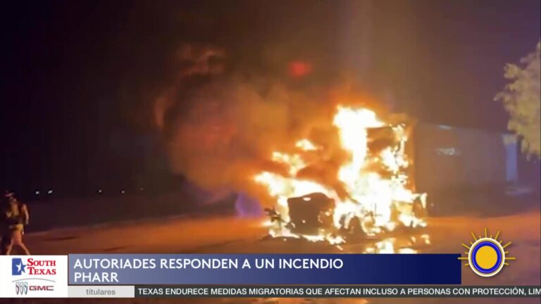 Incendio Vehicular en Pharr Alerta a la Comunidad Local