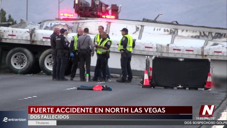 Choque Mortal en North Las Vegas: Impactante Incendio Tras Accidente a Alta Velocidad