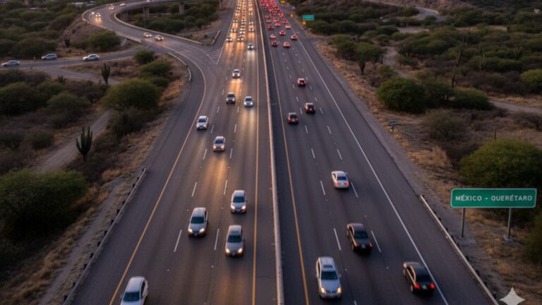 Actualizaciones en Vivo de la Autopista México-Querétaro: Noticias de Tránsito, Choques y Cierres Viales