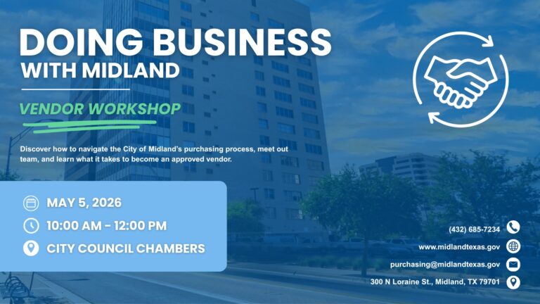 Descubre el Taller para Proveedores en Midland: Oportunidades de Negocios con el Municipio