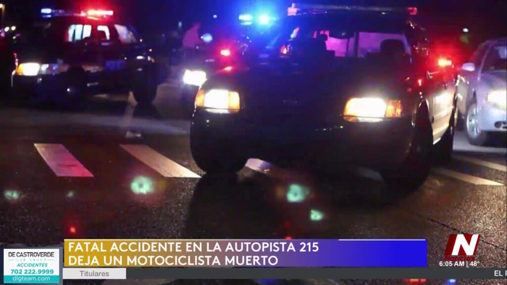 Trágico accidente mortal en Las Vegas: Motociclista pierde la vida en la CC215