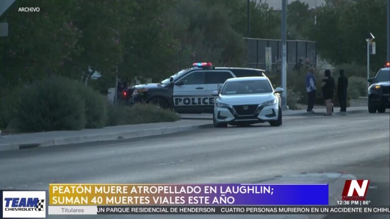 Tragedia Vial en Laughlin: Accidente Peatonal Cobra Vida de Anciano