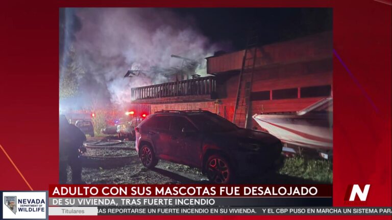Incendio en Reno Deja Vivienda Inhabitable y Obliga a Familia a Desalojar