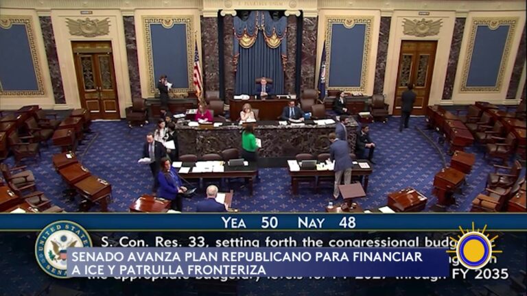 Senado De EE. UU. Avanza Financiamiento Partidista De ICE Y Patrulla Fronteriza