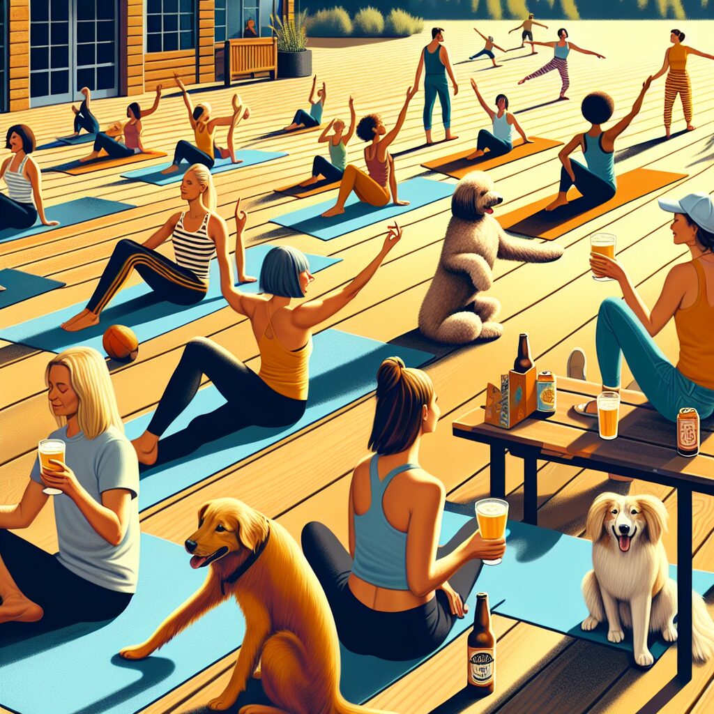 Pilates, Perros y Pintas en Dust Bowl