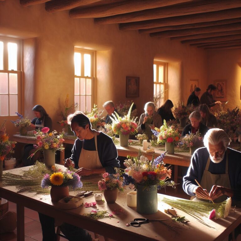 Taller de Flores en Cooper-Molera Adobe