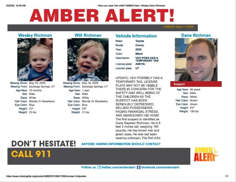 Alerta Amber en Baja California: Búsqueda Binacional por Dos Niños de Utah