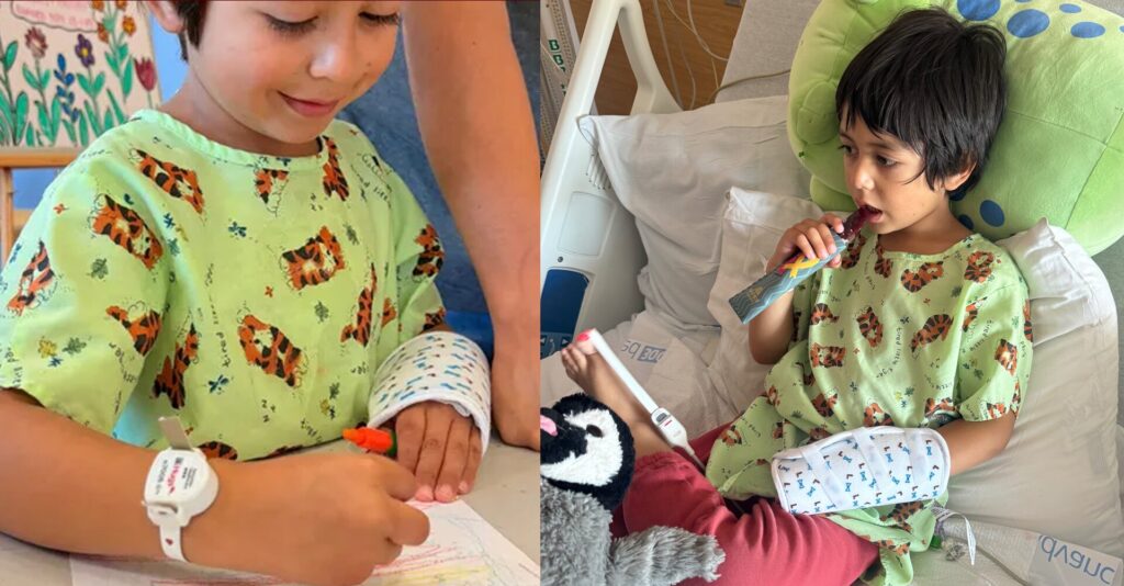 Lucas, un niño de 6 años, lucha contra un tumor cerebral infantil; comunidad de El Paso se une en apoyo