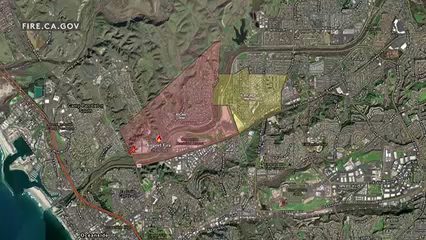 Incendio de maleza en Oceanside obliga a evacuaciones masivas en San Diego