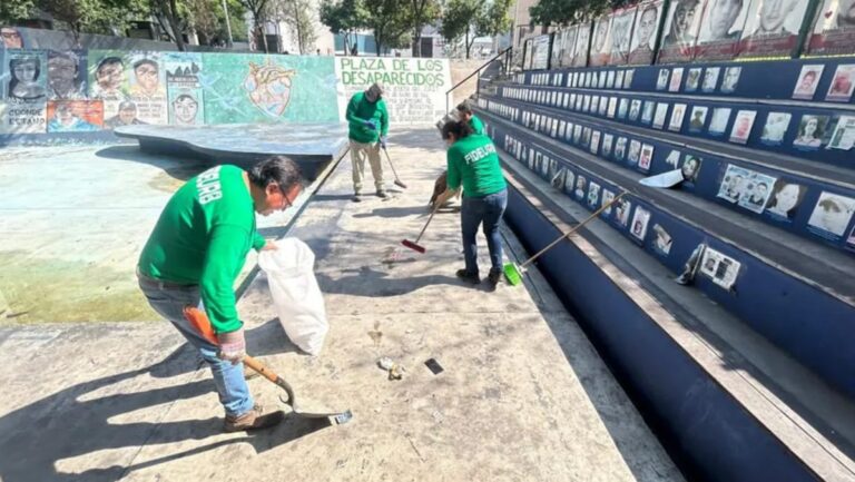 Gobierno de Nuevo León defiende obras en plaza ante denuncias de ocultación de información