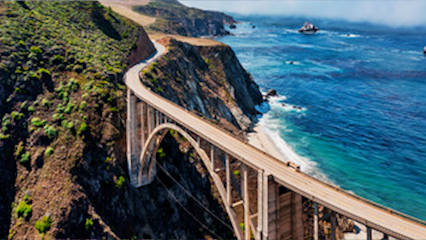 Big Sur: Avanza prohibición temporal de estacionamiento en el Puente Bixby por seguridad vial