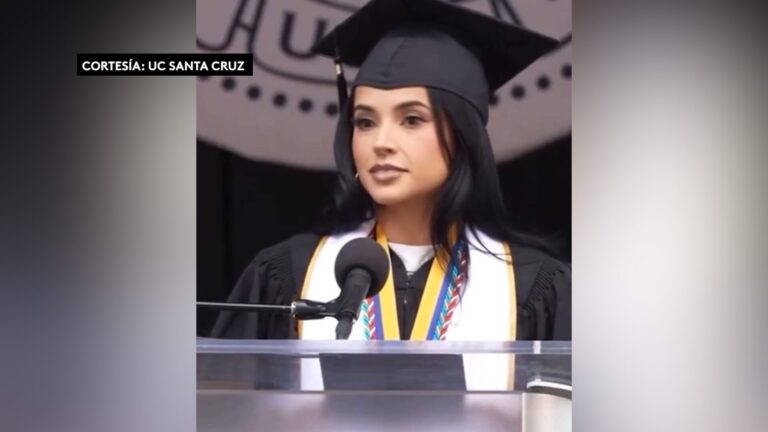 Becky G inspira a graduados de UC Santa Cruz con emotivo mensaje sobre comunidad y raíces