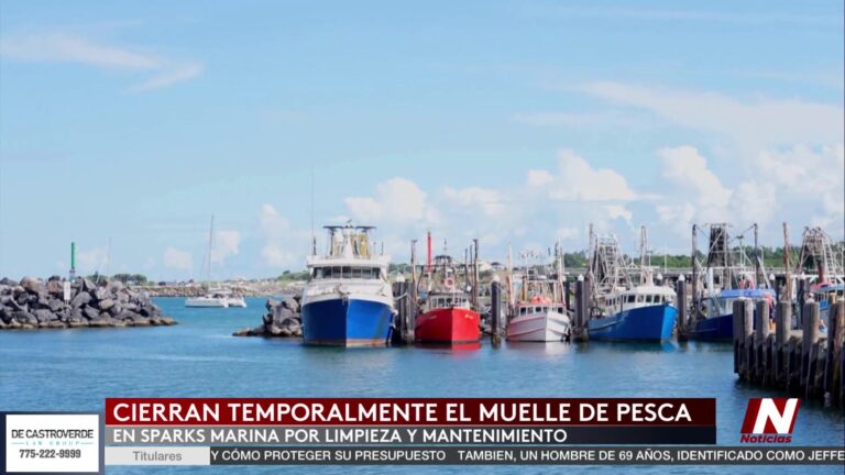 Muelle de pesca en Sparks Marina cerrará temporalmente por mantenimiento