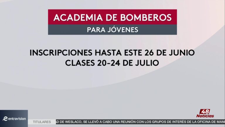 Programa juvenil de bomberos en Edinburg: últimas plazas para Chinfire