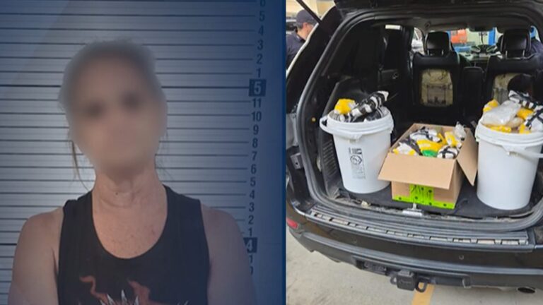 Decomiso de metanfetamina en el puente Paso del Norte: detienen a mujer de Nuevo México con más de 25 kilos